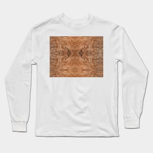 Minimalist Weathered Wooden Surface Long Sleeve T-Shirt